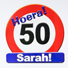 Huldeschild 50 jaar Sarah